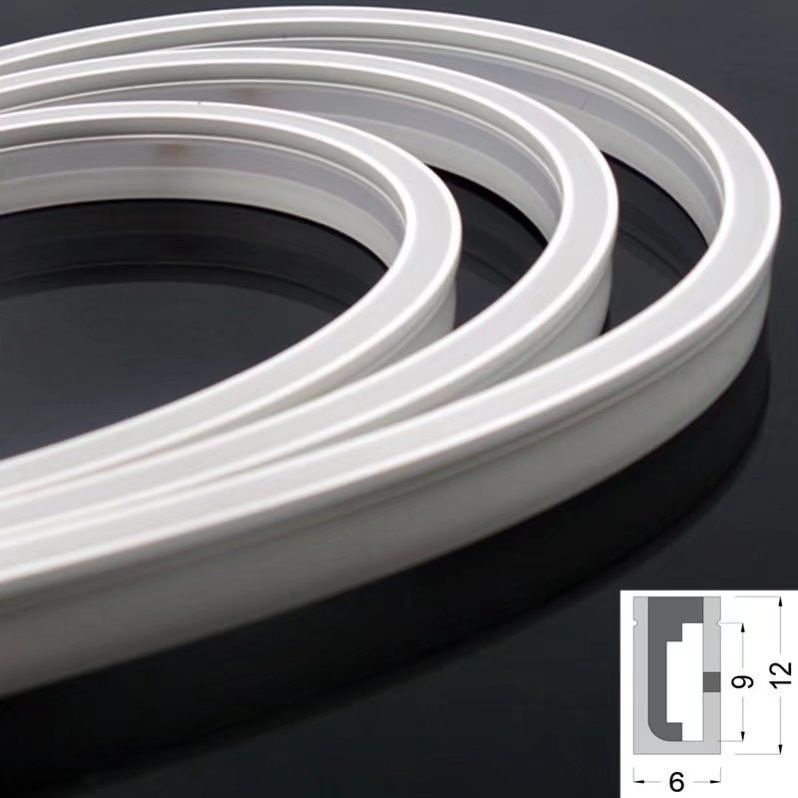 LED নিয়ন লাইট IP65 IP67 নমনীয় সাইড বেন্ড লাইট সিলিকন ডেকোরেশন নিয়ন Led 0612 10W 24V নো স্পট লাইটিং SMD2835