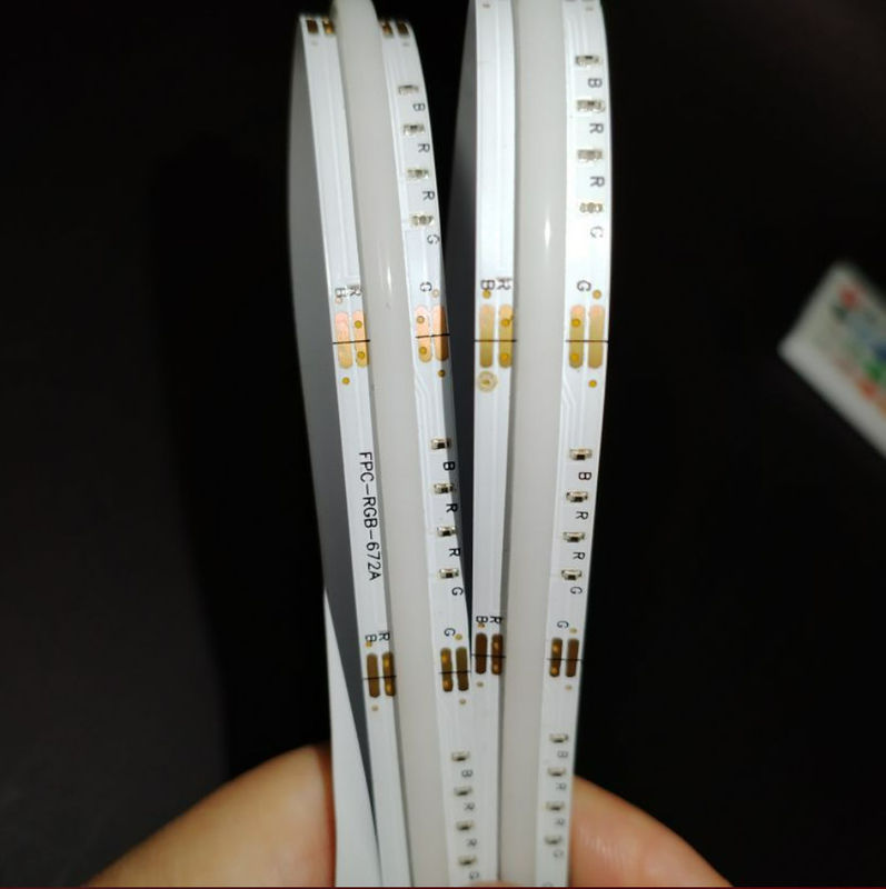 RGBW স্ট্রিপ লাইট COB DC 24V উচ্চ ঘনত্ব 14.4W 4000K অন্দর সজ্জা