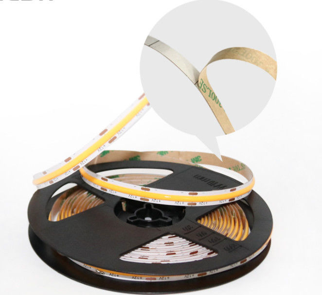 2 কালার 2700-6500K ডিম্মেবল COB LED স্ট্রিপ 12V 10W উচ্চ উজ্জ্বলতা
