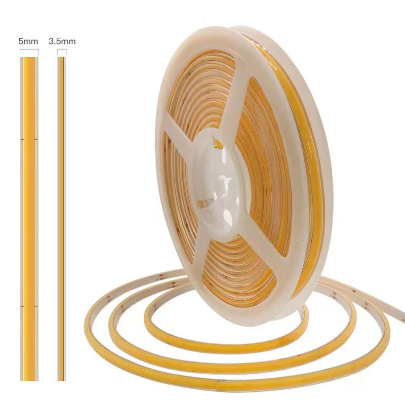 DC 24V LED COB লাইট সাইড টপ এমিটিং সিসিটি ডিমেবল 560 চিপস/এম 16.4FT