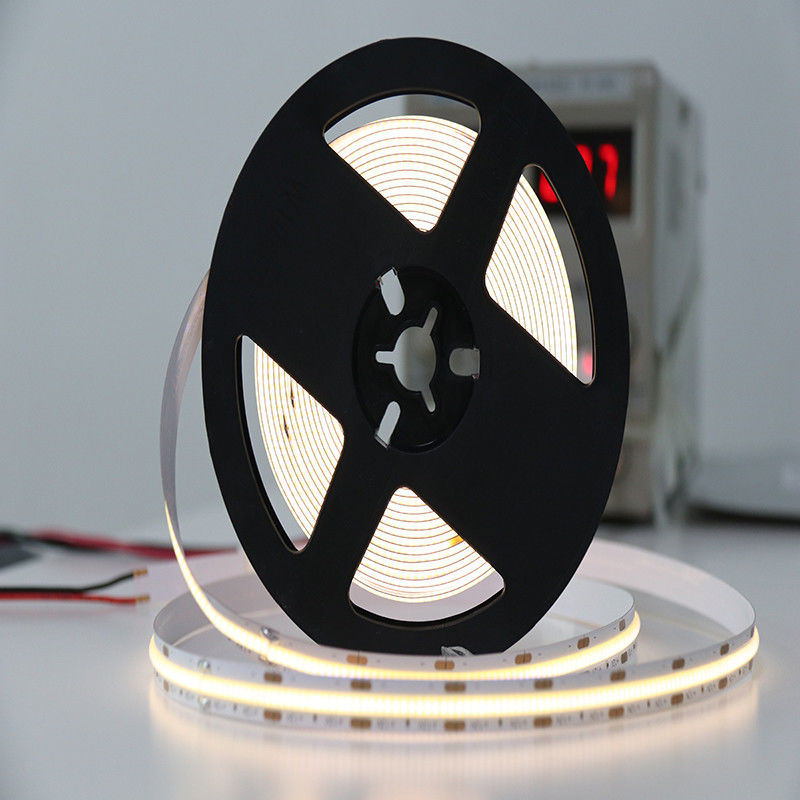 টিউনেবল কালার হোয়াইট ওয়ার্ম COB LED স্ট্রিপ লাইট 12V 24V 8mm