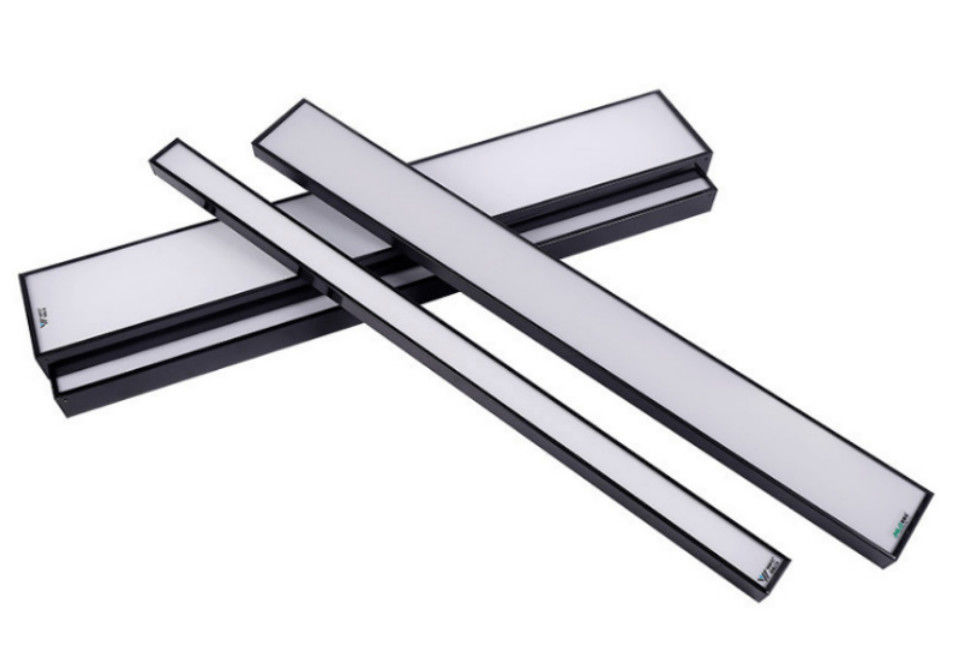 220V লিনিয়ার LED লাইট বার 0-10V ডিমার পেন্ডেন্ট লিনিয়ার লাইট 3000K 4000K 6500K