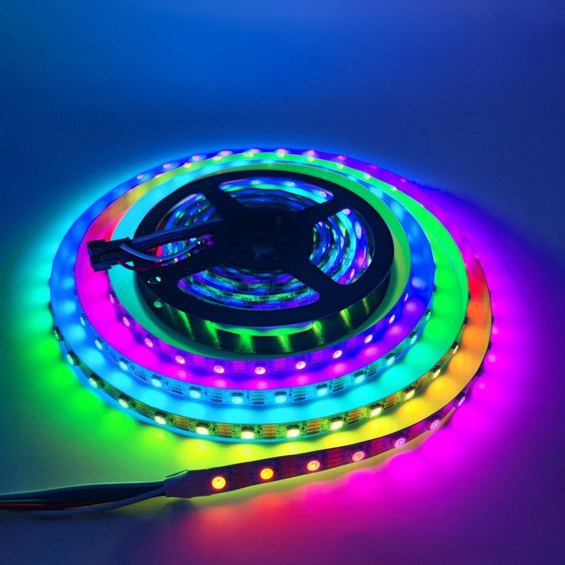 6W 8W 10W 12W 12V নমনীয় LED স্ট্রিপ লাইট SMD 5050 RGB মাল্টি কালার 300 LED