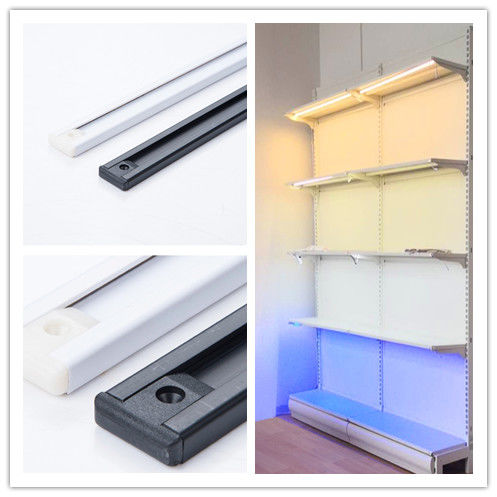 কালো রঙ 24V LED ট্র্যাক হালকা রেল দড়ি হালকা ট্র্যাক