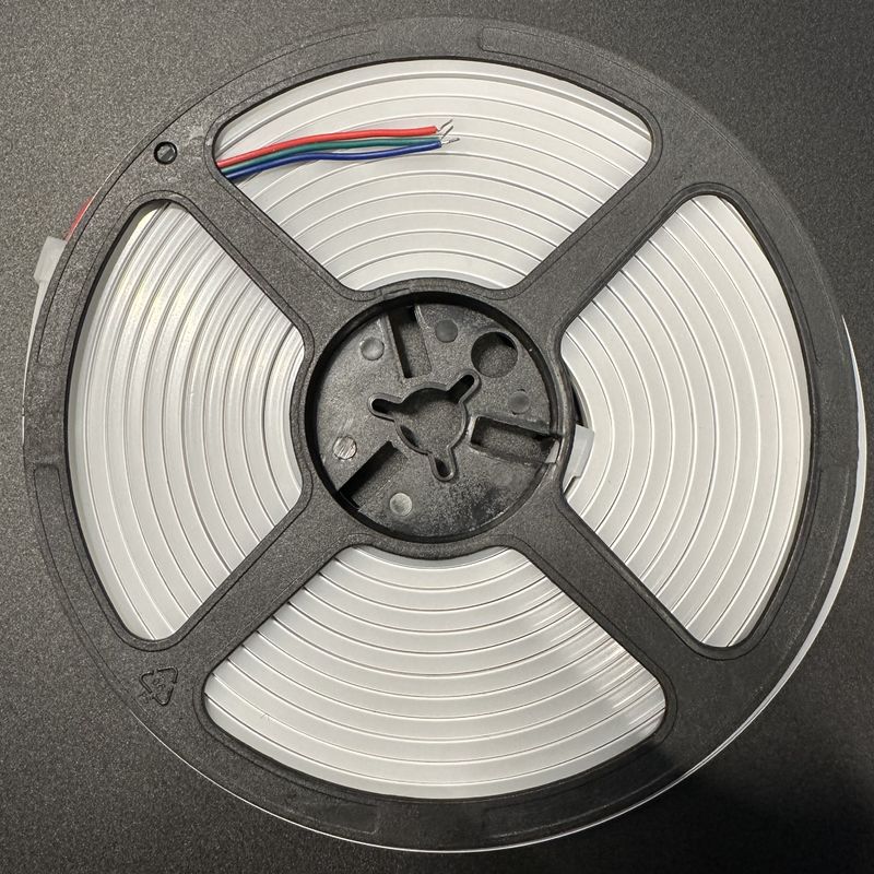DC 12V 24V IP65 জলরোধী সিলিকন নিয়ন স্ট্রিপ হালকা দ্বৈত রঙের তাপমাত্রা