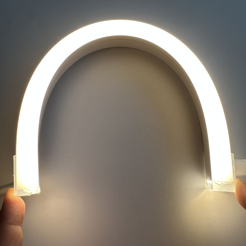 IP65 সিলিকন নিয়ন স্ট্রিপ LED লাইট 12V / 24V RGBW DMX512 12W নমনীয় লিনিয়ার লাইট